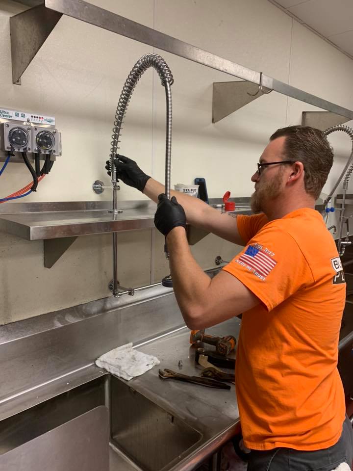 Fixing plumbing leaks